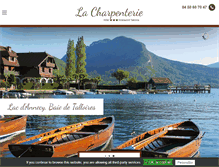 Tablet Screenshot of la-charpenterie.com